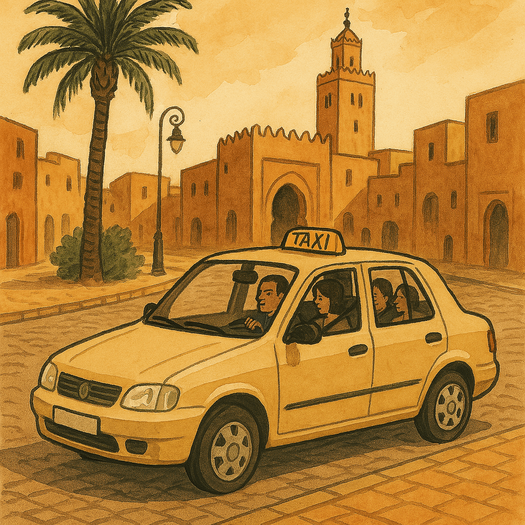 Tarifs taxi à Marrakech : guide complet pour des trajets économiques et fiables en ville 2 Taxi jaune Maroc