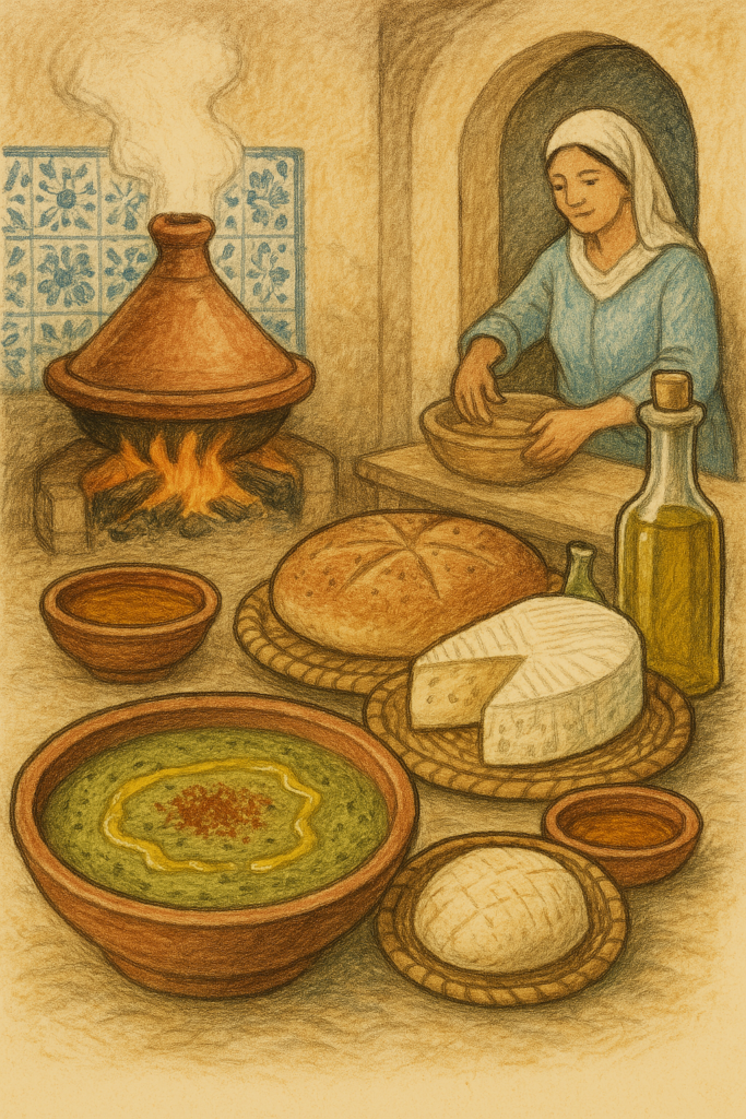 Découvrir Chefchaouen : le joyau bleu des montagnes du Rif 10 gastronomie Maroc