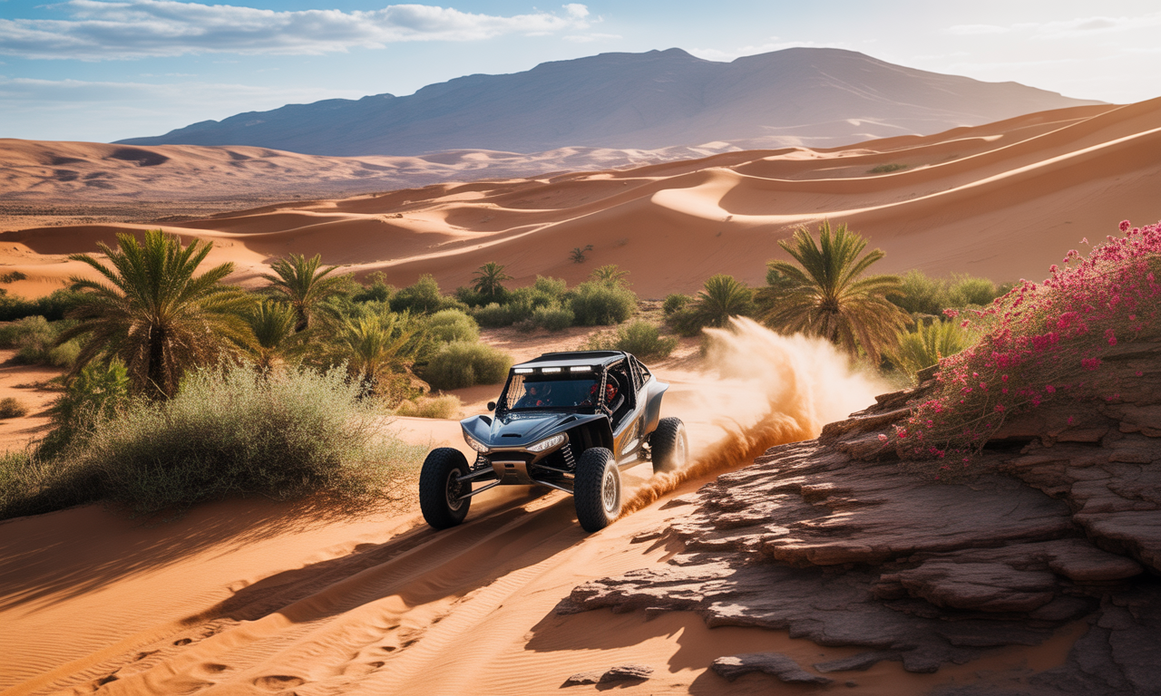 Vivez l’aventure ultime en buggy à Marrakech : sensations fortes et paysages à couper le souffle 1 partez à la découverte de marrakech lors d'une excursion en buggy : vivez des sensations fortes et profitez de paysages spectaculaires. réservez votre aventure pour une expérience inoubliable au cœur du désert marocain !