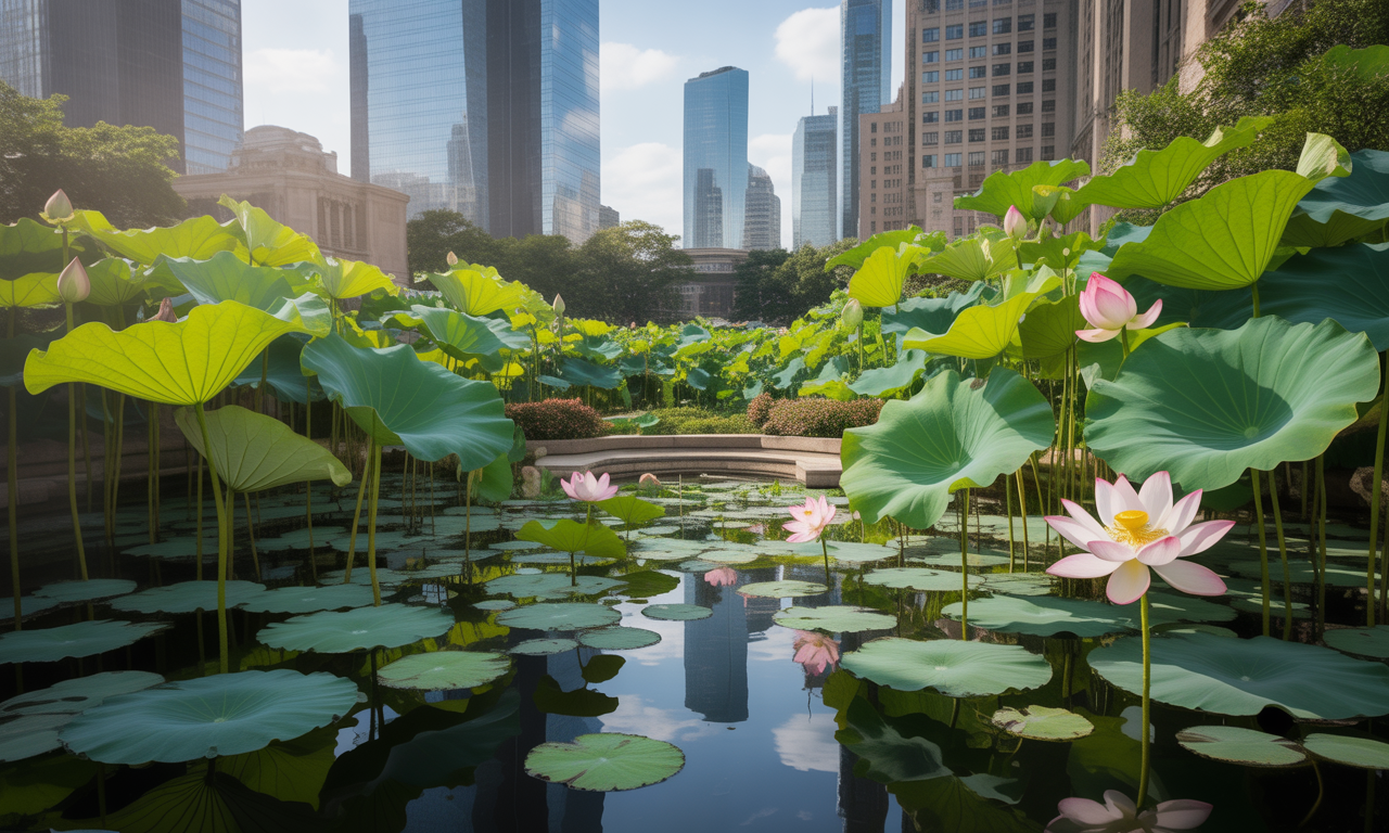 plongez dans l’univers apaisant des jardins du lotus : un havre de verdure unique en pleine ville, idéal pour s’évader, se détendre et profiter d’une atmosphère naturelle exceptionnelle.