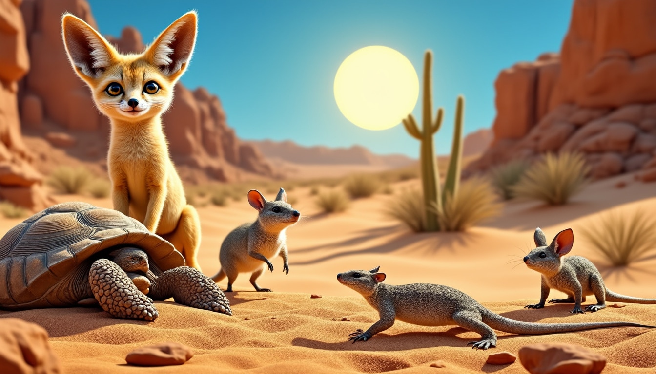 découvrez comment les animaux du désert s'adaptent et survivent dans les environnements les plus extrêmes grâce à des stratégies ingénieuses et des capacités physiques uniques.