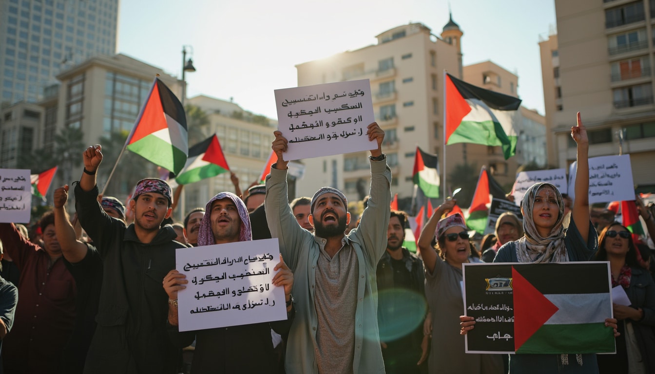 découvrez comment le conflit à gaza met en lumière un fossé grandissant entre les dirigeants marocains et leurs citoyens, révélant des divergences sur la position officielle du maroc et les sentiments populaires concernant la cause palestinienne.