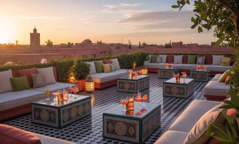 découvrez le classement des meilleurs rooftops à marrakech pour savourer un apéro d’exception ! profitez d’adresses incontournables avec vues imprenables et ambiance unique pour des moments inoubliables entre amis ou en couple.