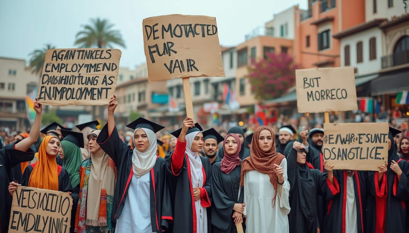 découvrez comment les jeunes marocains diplômés sans emploi s'organisent et revendiquent leurs droits, une dynamique sociale unique au maroc qui met en lumière les défis du marché du travail et les aspirations d'une nouvelle génération.