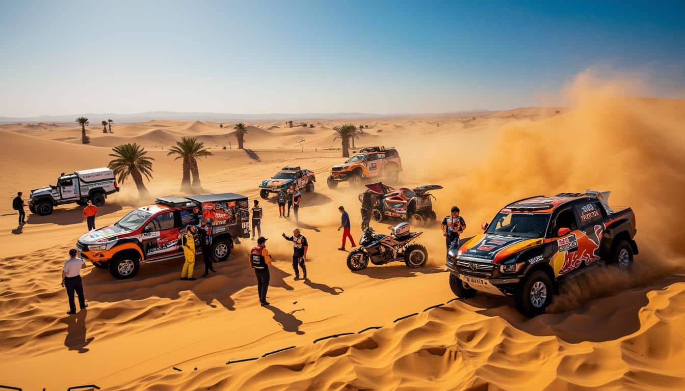 découvrez le rallye du maroc 2025, l’événement phare des sports mécaniques, diffusé en exclusivité sur la chaîne l’equipe. suivez les meilleurs pilotes et vivez l’intensité de la compétition au cœur du désert marocain !
